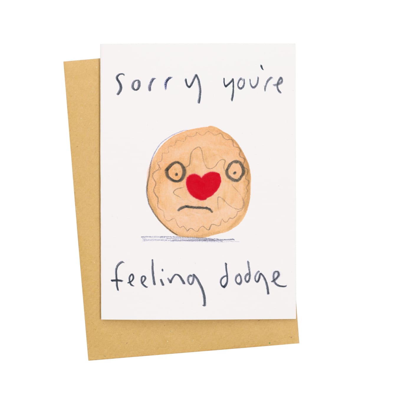 Sorry You're Feeling Dodge Card - Jo Clark Design